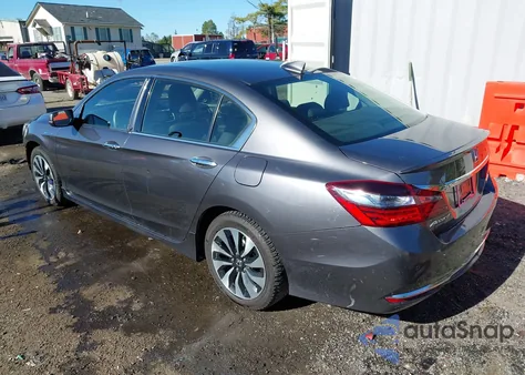 2017 Honda Accord Hybrid Touring из США, поврежденный, VIN JHMCR6F71HC020972